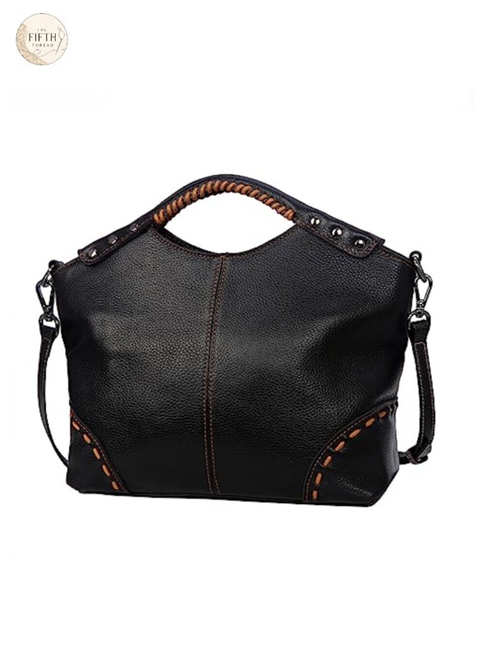 Genuine Leather Crossbody Satchel Bag Women Shoulder Handbag Purse Adjustable